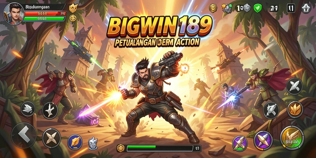 Tampilan gameplay seru dalam BIGWIN189 yang penuh aksi.