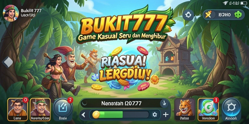 Tampilan menarik dari gameplay BUKIT777 yang penuh warna.