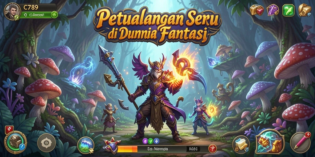 Gameplay C789 menampilkan petualangan seru dan grafis memukau.