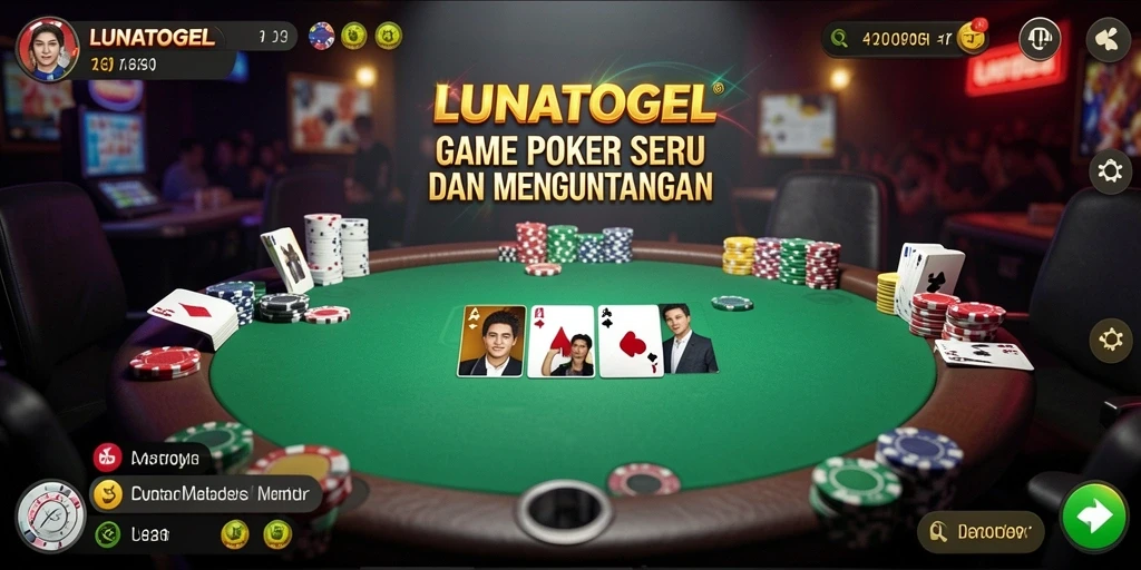 Tampilan menarik dari gameplay LUNATOGEL yang seru dan penuh strategi.