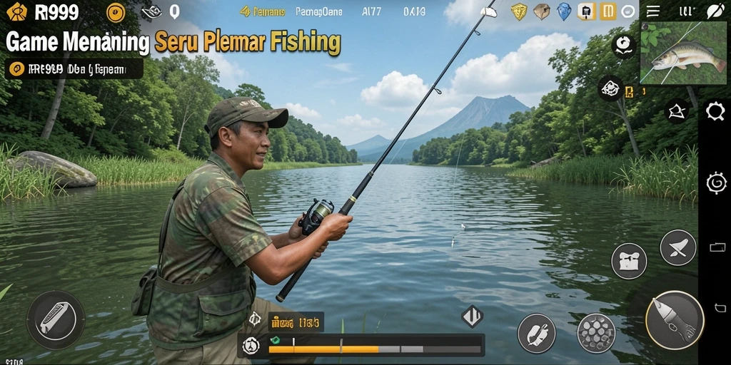 Tampilan gameplay seru dari game Fishing RR999.