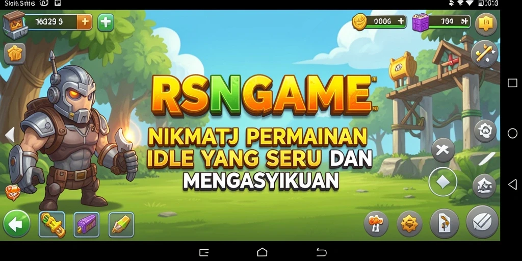 Screenshot utama RSNGAME menampilkan gameplay Idle yang mengasyikkan.