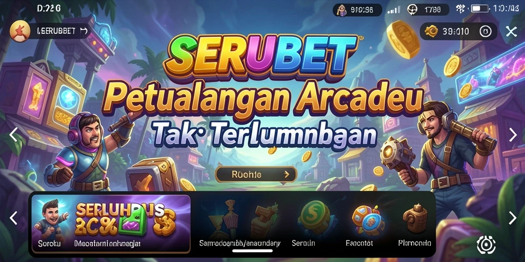 Pengalaman seru dalam petualangan arcade SERUBET.