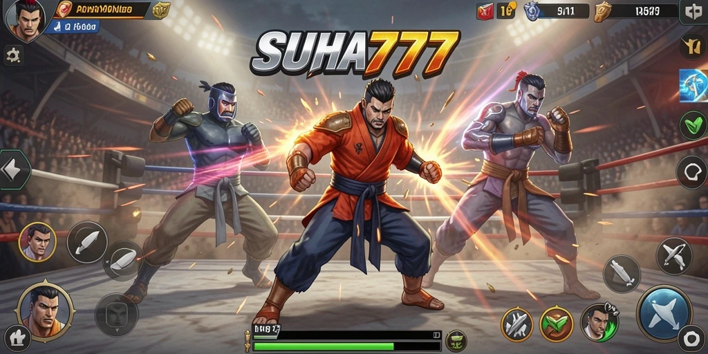 Tampilan seru gameplay Fighting di SUHU777